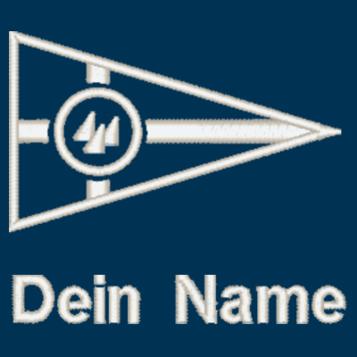 Bruststick weiß - Men's Polo Stripe - Men's Polo Stripe Design