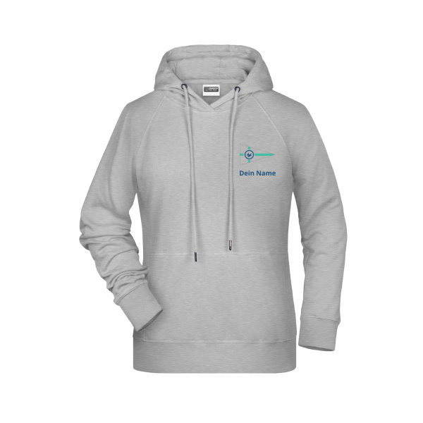 Brustdruck Vereinsfarben - Ladies' ORGANIC Stretch-T Work - SOLID -   OCS Blended - Ladies' Hoody   OCS Blended & RCS Miniaturansicht