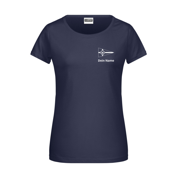 Brustdruck Weiß - Ladies' Basic-T   OCS Standard Miniaturansicht